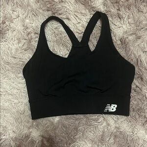 New Balance Black Racerback Bra